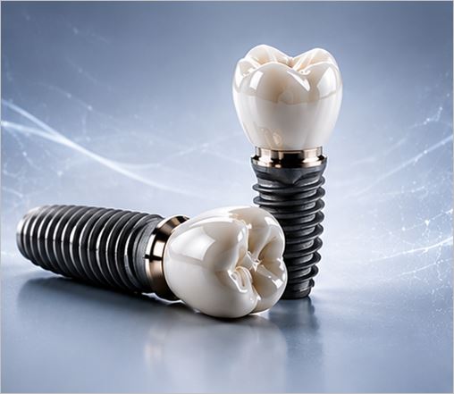 Implantes dentales preparados para procesos de limpieza técnica y acabado superficial
