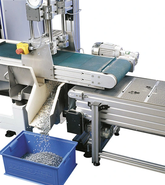 Sistema de separación magnética OTEC para piezas industriales