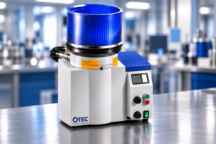 Pulidora OTEC Eco Maxi Dental para el acabado de prótesis dentales